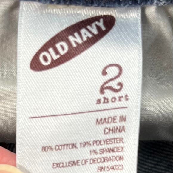Y2K Old Navy The Diva Womens Size 2 Short Low Rise Medium Wash Straight Jeans - Picture 8 of 10